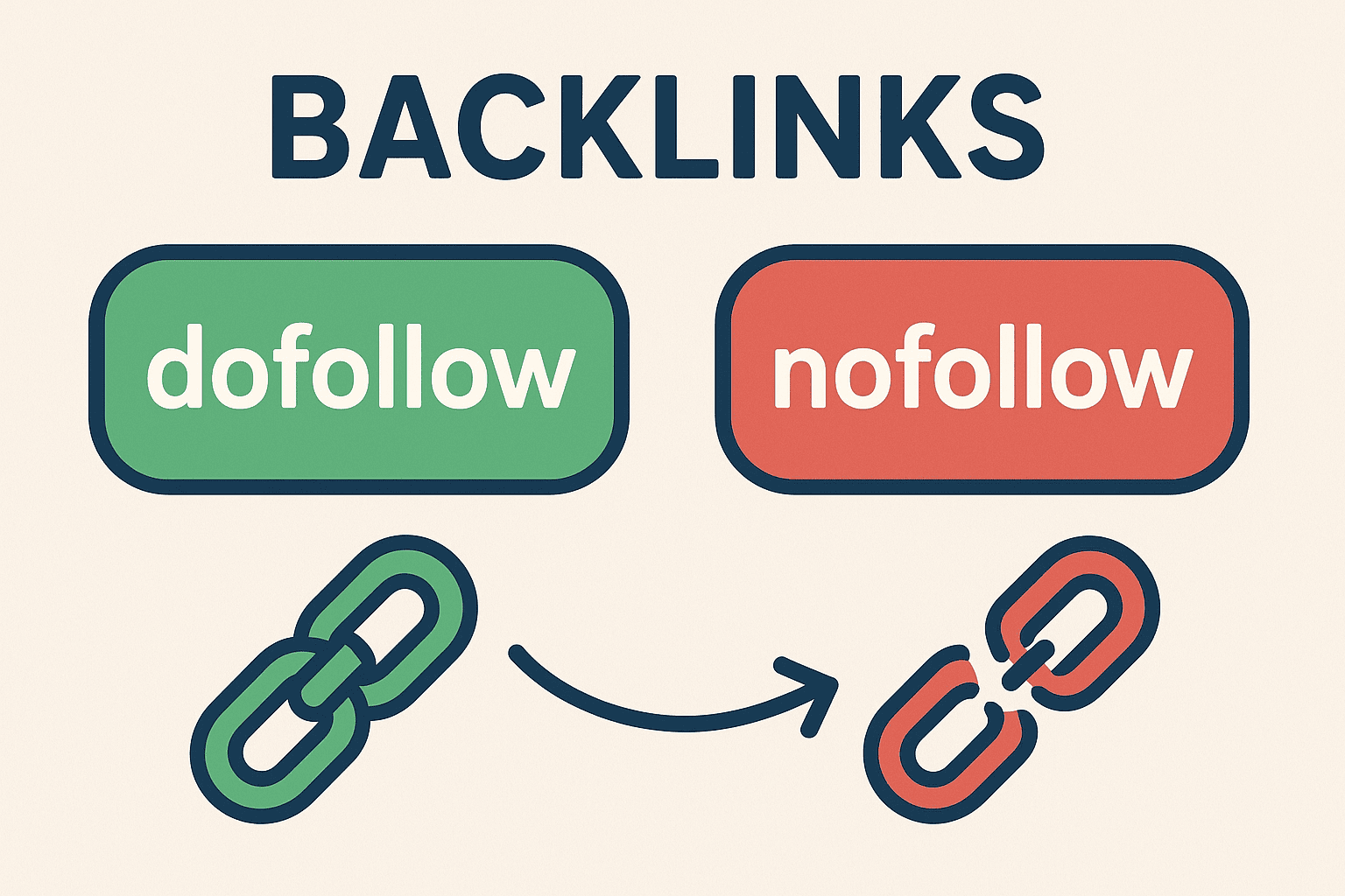 Backlinks dofollow e nofollow