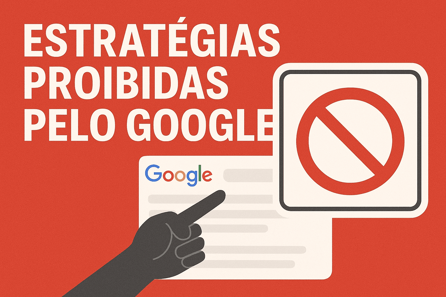 Estratégias proibidas pelo Google